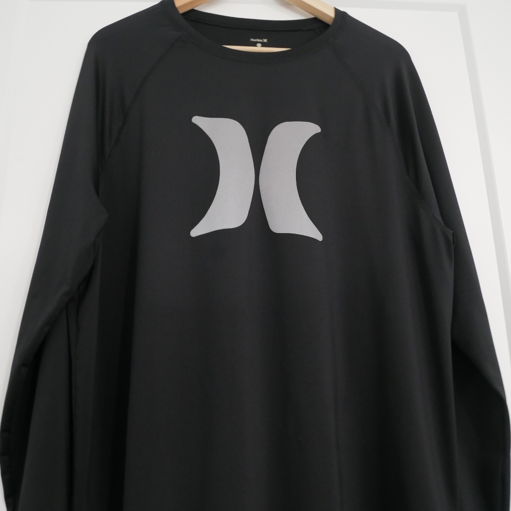 Hurley Mens Long Sleeve Rash-Guard~ - Picture 2 of 5
